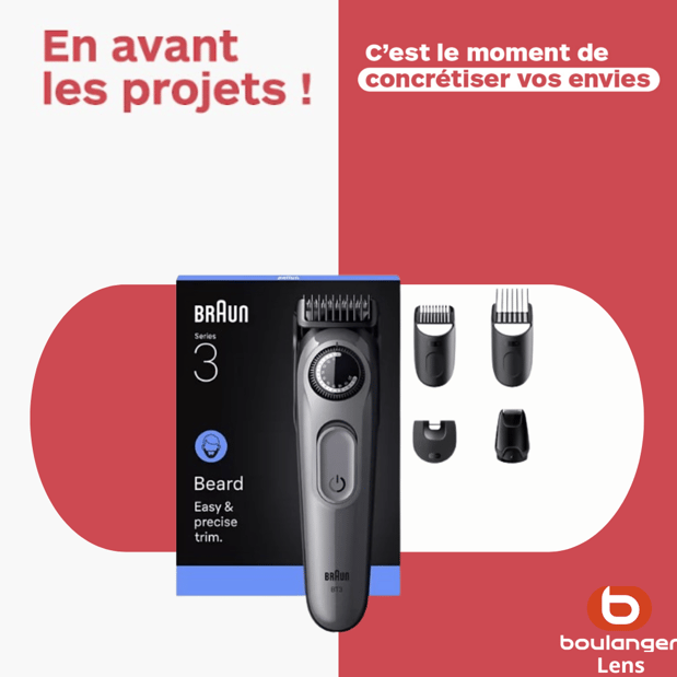 Tondeuse barbe BRAUN BT3560