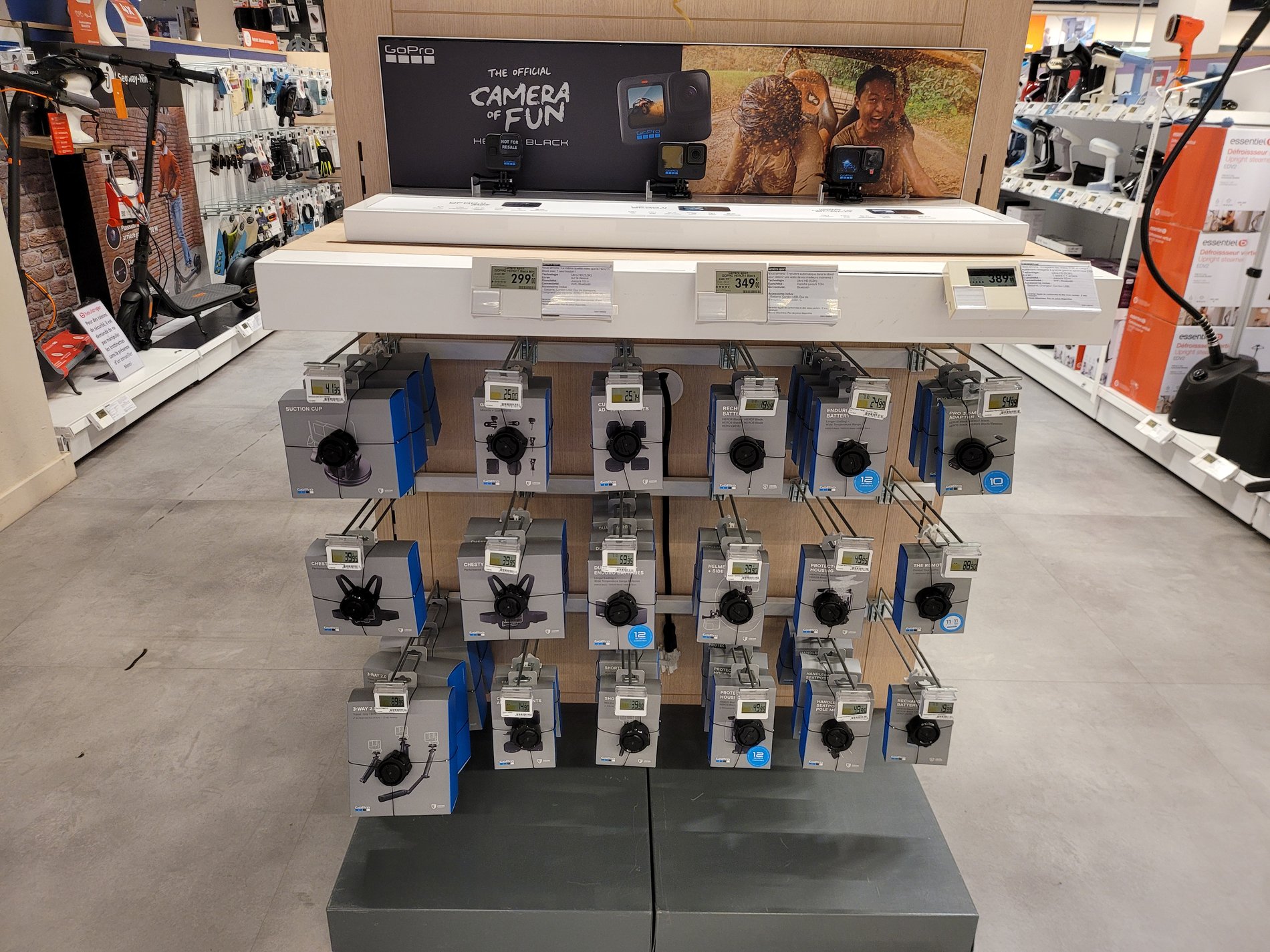 Rayon Gopro Boulanger Antibes