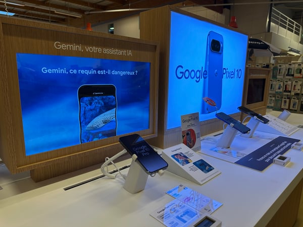 L'espace smartphone Google boulanger niort