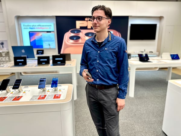 Retrouvez Lilian, notre vendeur multimédia et conseiller Apple Champion !  🍏