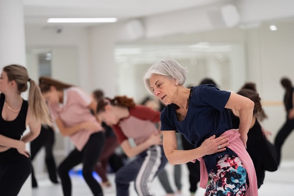 Adult Contemporary Dance class at the Braswell Arts Center
