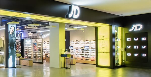 JD Sports Store in NY Times Square