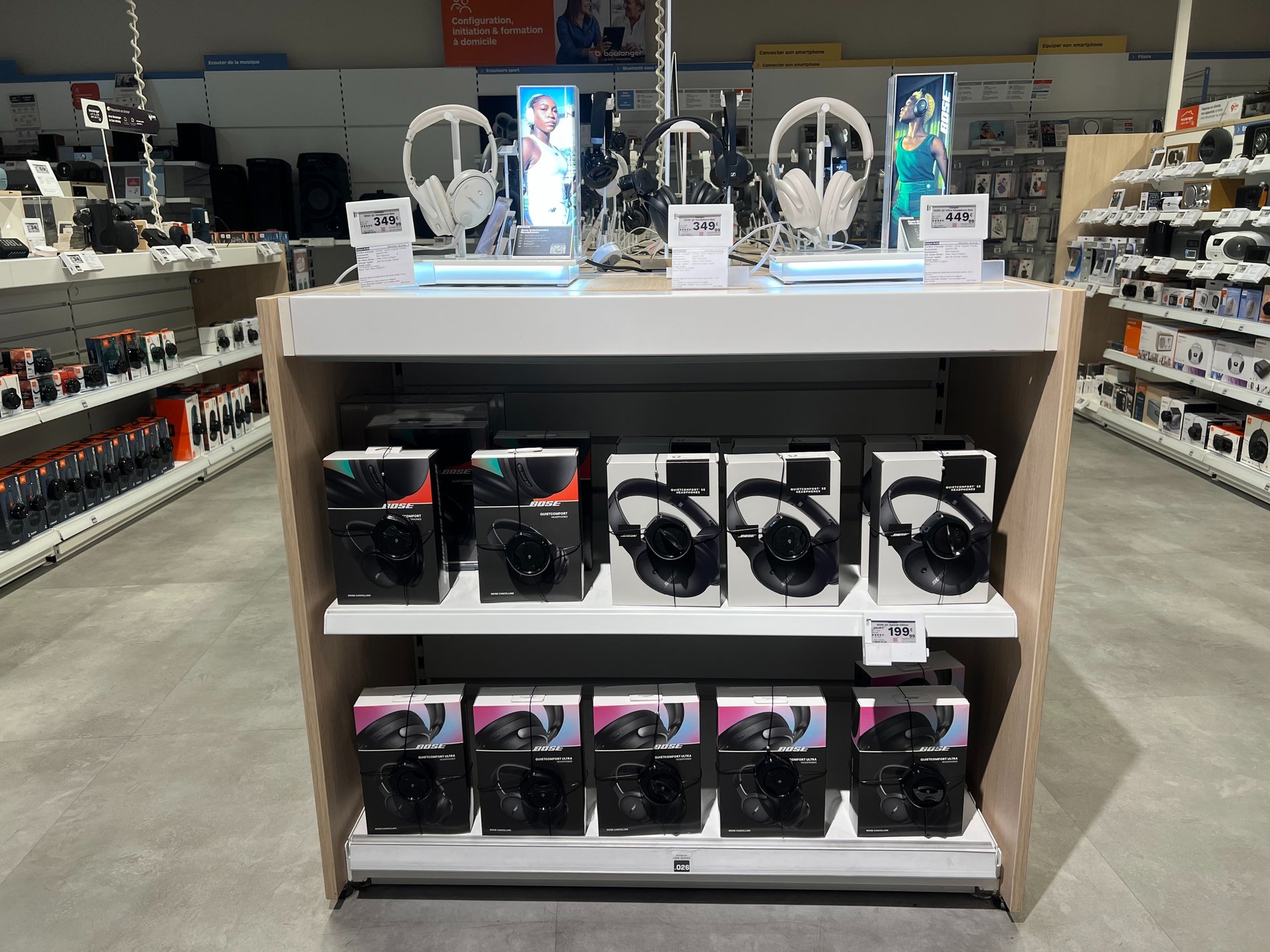 Mise en avant des casques Bose