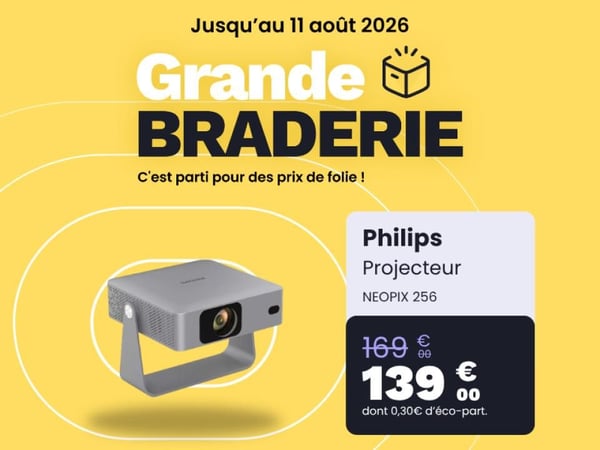 Promo Projecteur Philips Neopix 256 à Boulanger Biganos