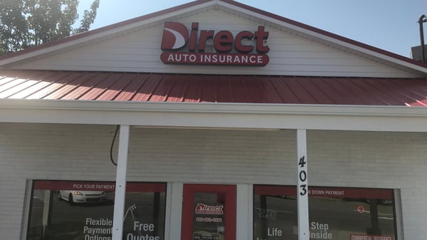 Direct Auto Insurance storefront located at  403 Erwin Road, Dunn