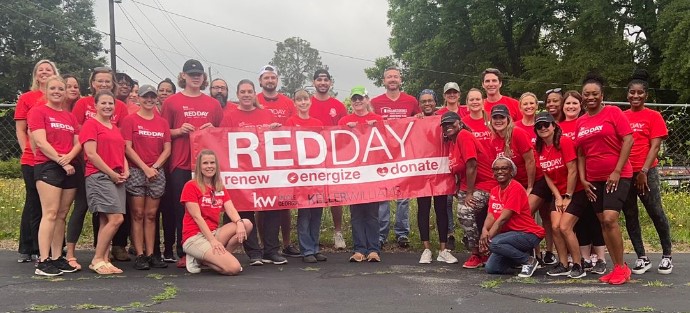 We came together as a community with one goal: to serve. Partnering with Rebuilding Macon, we helped uplift and support two homeowners in maintaining their homes. It was a great day to serve, even in the rain.
