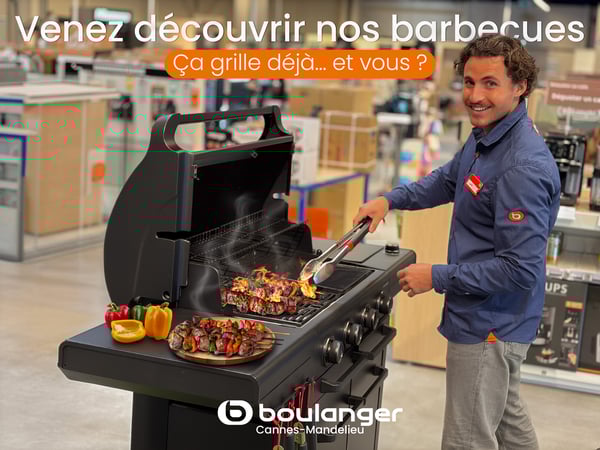 🔥 L’été arrive… et votre barbecue vous attend dans votre magasin Boulanger Cannes-Mandelieu ! 🔥