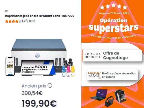 Sélection Imprimante à Boulanger La Rochelle Angoulins