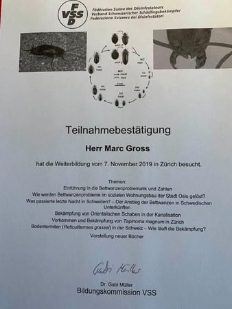 GROSS Pest Control GmbH, Embrach ZH