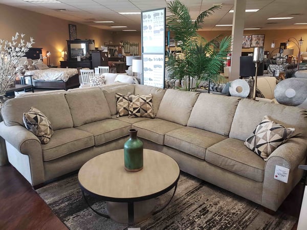 Davenport Slumberland Furniture sectional