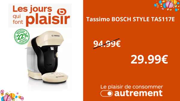 Tassimo BOSCH STYLE TAS117E
