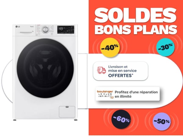 À la recherche du lave-linge et sèche-linge parfaits ? Economique et écologique ? Parce que oui ça existe ! Découvrez nos offres soldes bons plans du 07 janvier au 03 février chez Boulanger Bordeaux Mérignac !