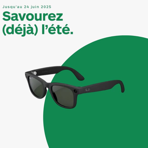unettes connectées META Ray-Ban Wayfarer, Noir Mat, Transitions® Transparent/Vert Graphite