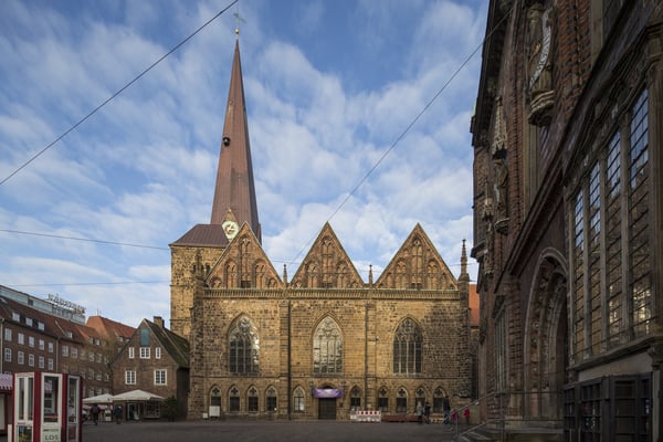 Das Kirchengebäude in der Bremer Innenstadt.