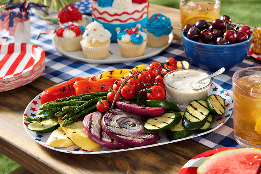 grilled vegetables for fourth of july