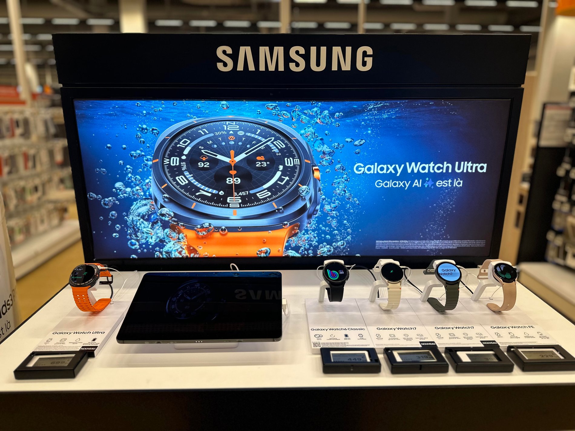 Montre Galaxy Watch7 chez Boulanger La Valentine.