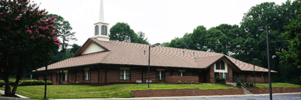 The Gastonia, NC meetinghouse for The Church of Jesus Christ of Latter-day Saints