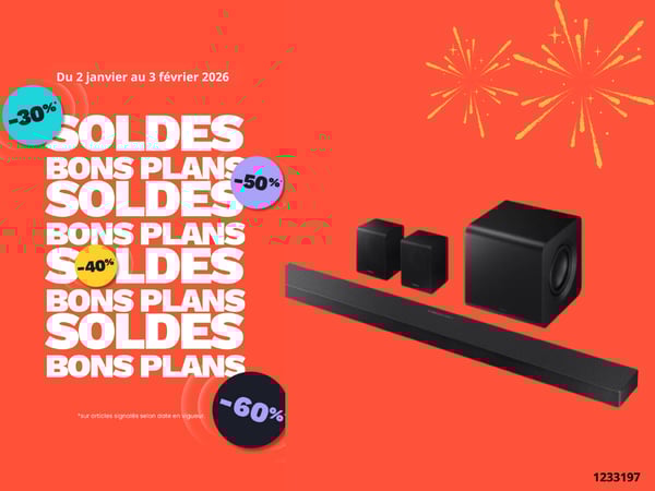 Les Soldes commencent au sein de votre magasin Boulanger Fléville.