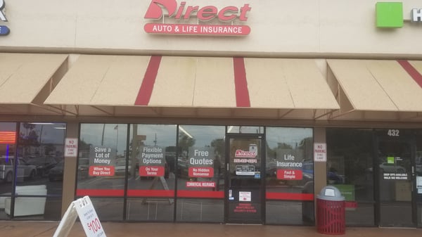 Direct Auto Insurance storefront located at  434 E Burleigh Blvd, Tavares