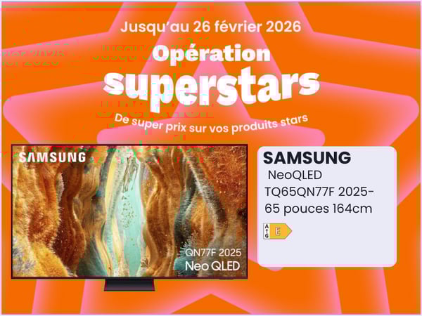 TV Mini Led SAMSUNG NeoQLED TQ65QN77F 2025-65 pouces 164cm