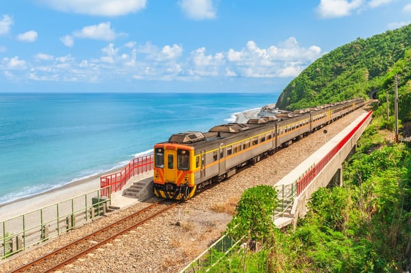 scenery of Duoliang Station in Taitung, taiwan