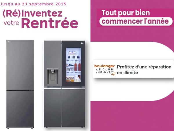 Sélection Rentrée Réfrigérateur à Boulanger La Rochelle Angoulins