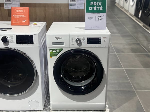 Lave-Linge Hublot WHIRLPOOL FFBP9489BVFR – Performance et Silence