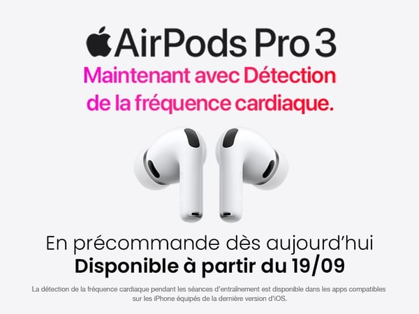 AirPods Pro 3 au magasin Boulanger Mâcon.