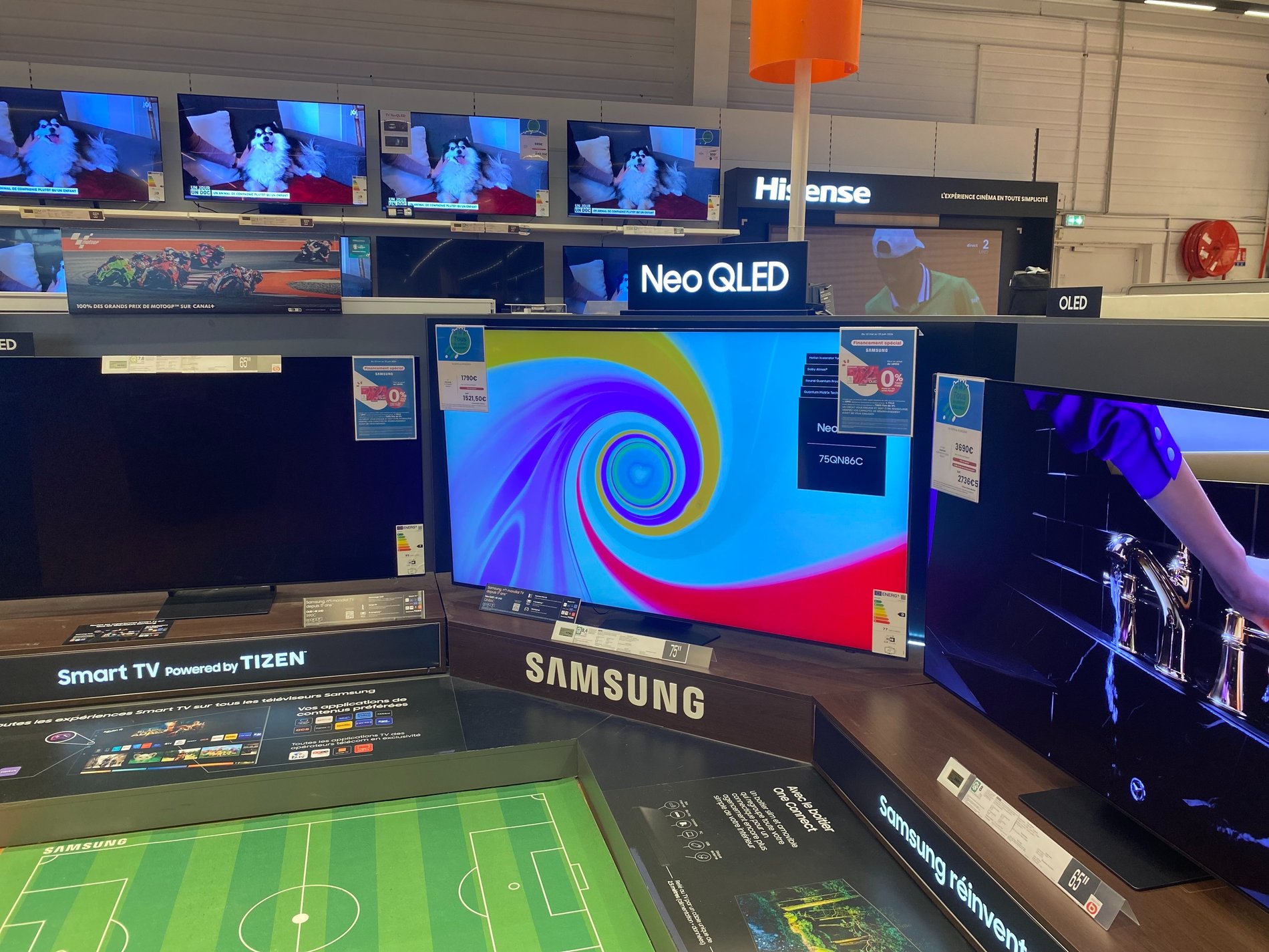 Télévisions Samsung OLED Boulanger Rennes Chantepie