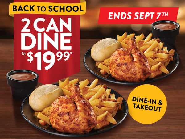 2 CAN DINE IS BACK!
