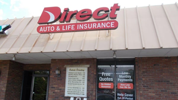 Direct Auto Insurance storefront located at  130 Desoto Avenue, Clarksdale