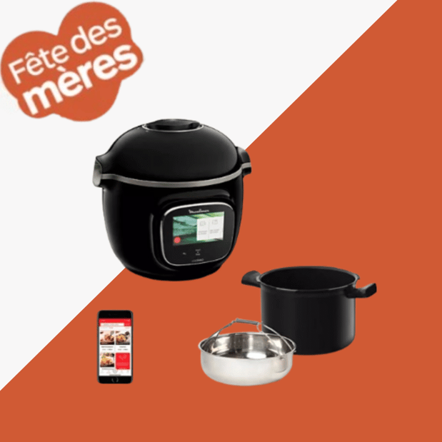 Cookeo MOULINEX Touch Wifi CE902800 noir