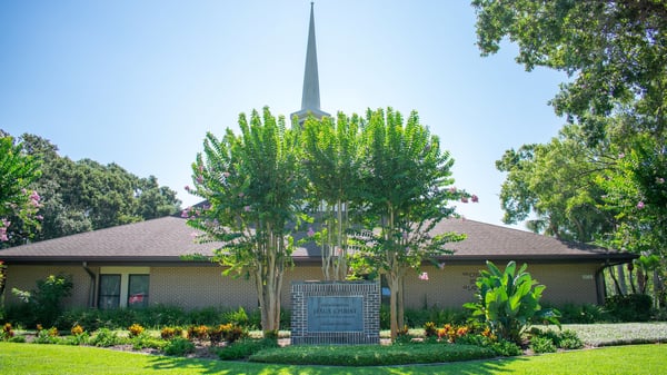 The Church of Jesus Christ of Latter-day Saints, Exterior view, Emerson Dr NE, Palm Bay FL