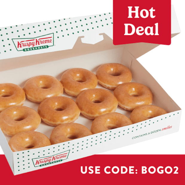 HUMAN MADE×KRISY KREME DOUGHNUTS JK L Krispy Kreme® Original Glazed® Doughnuts, 12 count - Ralphs