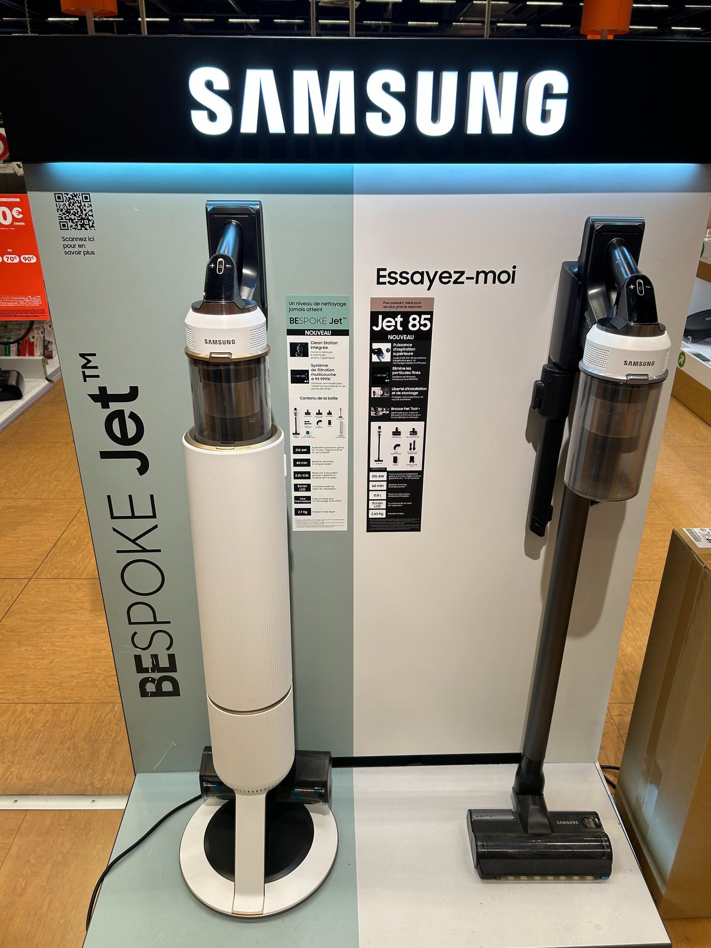 Aspirateurs Samsung Petit Electroménager chez Boulanger Grenoble Saint-Egrève
