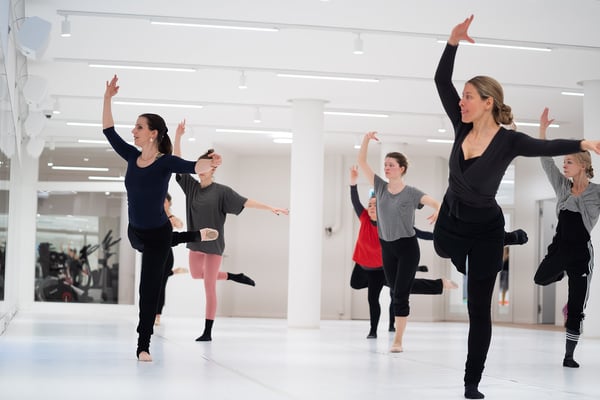 Adult Ballet class at the Braswell Arts Center