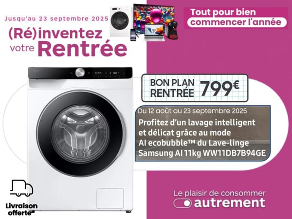 LAVE LINGE SAMSUNG MONTAUBAN
