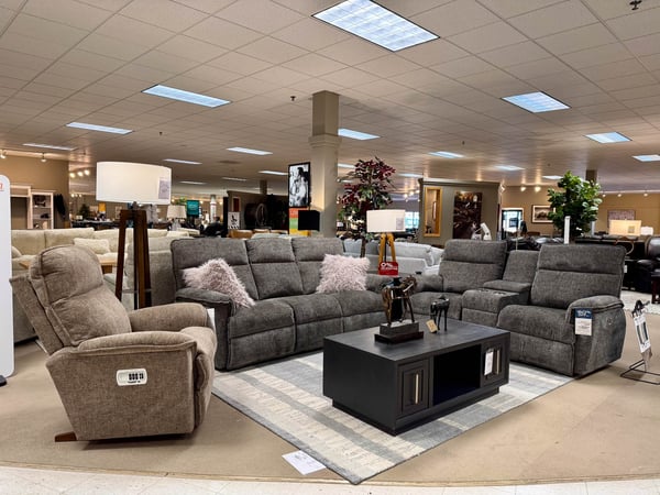 Eau Claire Slumberland Furniture reclining living room furniture