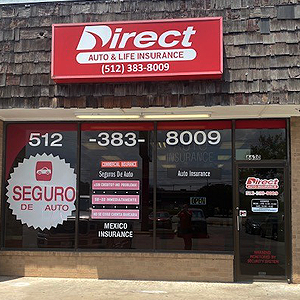 Direct Auto Insurance storefront located at  6630 South Congress Avenue, Austin