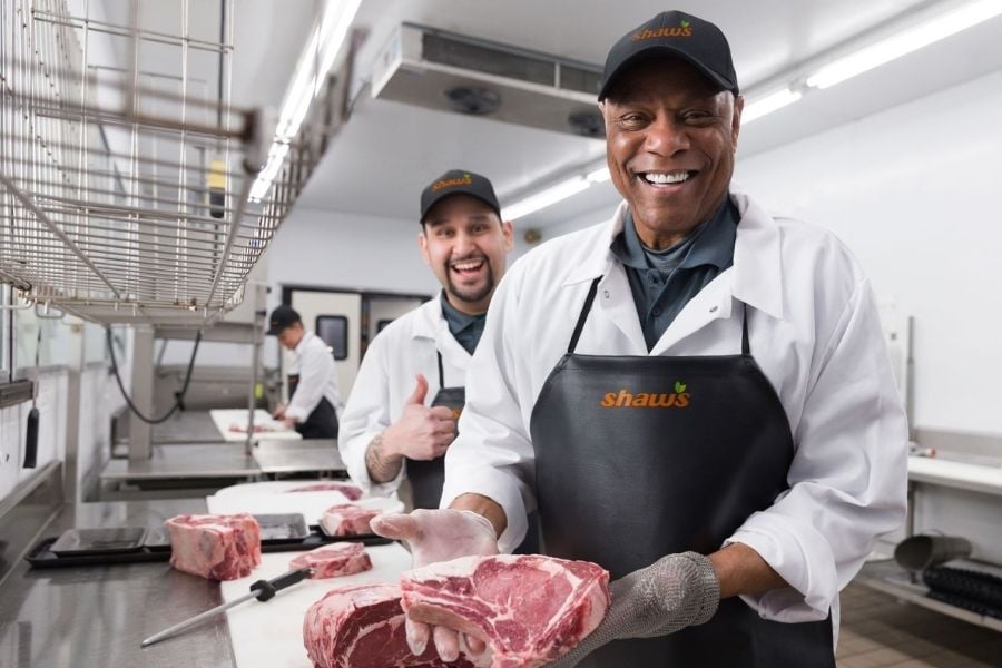 happy employees at Marlborough ma Shaws store