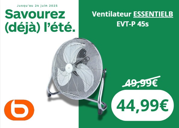 🌡️ Il fait (déjà) chaud ? Rafraîchissez votre intérieur avec un Ventilateur Essentiel b – Boulanger Paris Italie 2