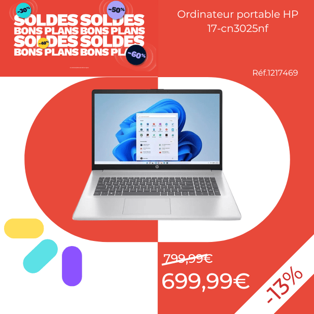 Ordinateur portable HP 17-cn3025nf