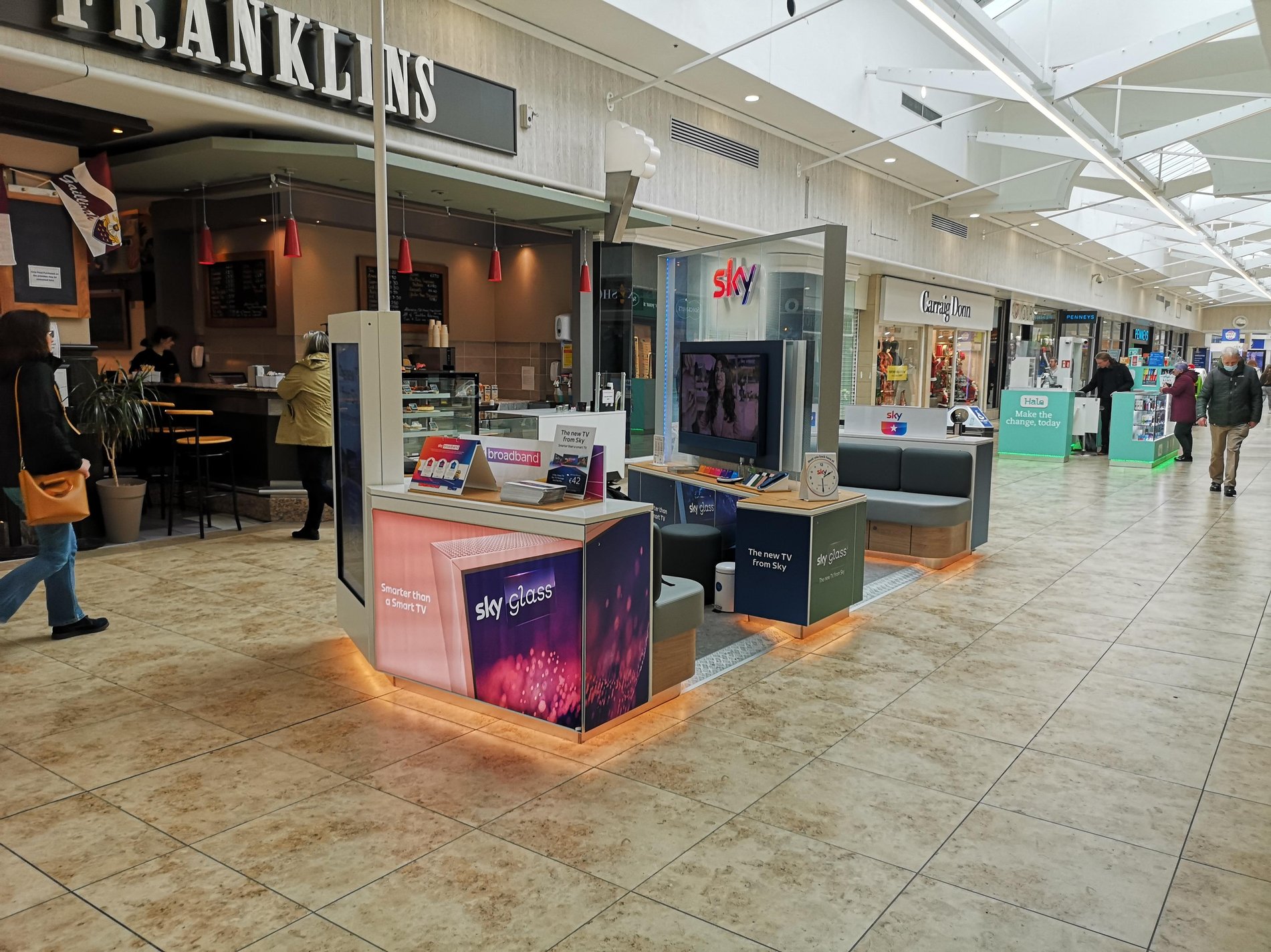 Galway Shopping Centre Sky store in Galway
