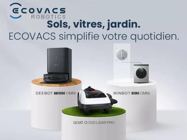 Robots aspirateurs, laveurs de vitres et tondeuses ECOVACS à Arcachon La-Teste : Profitez du meilleur prix à Boulanger Biganos.