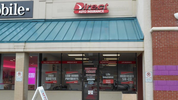 Direct Auto Insurance storefront located at  863 Joe Frank Harris Parkway Southeast, Cartersville