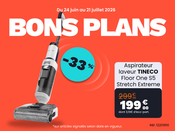 Aspirateur laveur TINECO Floor One S5 Stretch Extreme