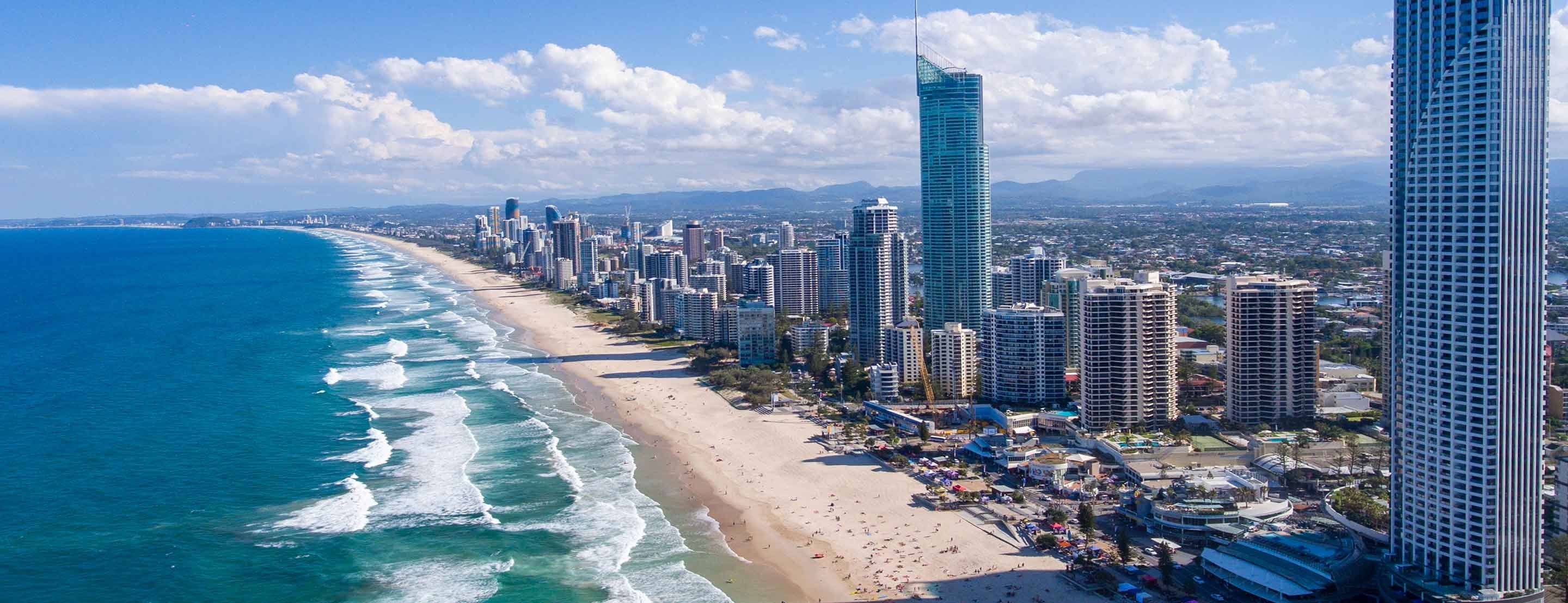 View of Surfers Paradise on the Gold Coast