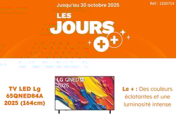TV LED LG 65QNED84A 2025 (164cm)