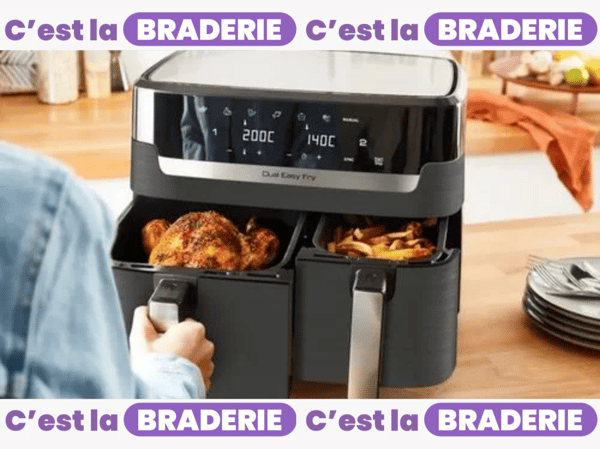 Airfryer MOULINEX Easy Fry Dual XXL 11L