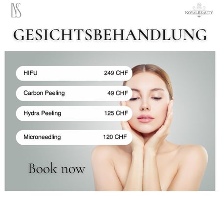 Gesichtsbehandlung: Royal Beauty Dietikon GmbH - Beauty, Kosmetik und Körperpflege - 8953 Dietikon im Kanton Zürich